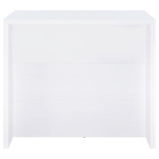 Topanga Engineered Wood Freestanding Home Bar White