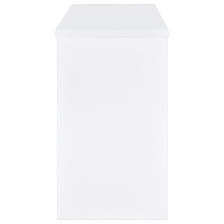 Topanga Engineered Wood Freestanding Home Bar White