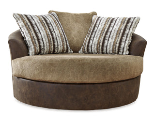 Alesbury Oversized Swivel Accent Chair