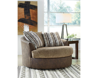 Alesbury Oversized Swivel Accent Chair