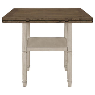 Sarasota 60-inch Extension Counter Dining Table Rustic Cream