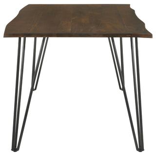 Topeka 6-piece Rectangular Dining Table Set Mango Cocoa