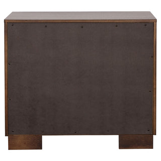Jessica 5-piece Eastern King LED Bedroom Set Cappuccino