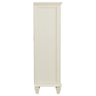 Sandy Beach 5-drawer Bedroom Chest Cream White