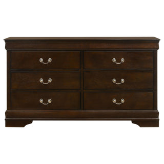 Louis Philippe 4-piece Queen Bedroom Set Cappuccino
