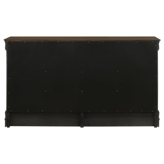 Louis Philippe 6-drawer Dresser Cappuccino