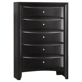Briana 5-piece Eastern King Bedroom Set Black
