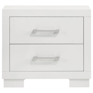 Jessica 4-piece Queen LED Bedroom Set Snow White