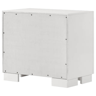 Jessica 2-drawer Nightstand Snow White