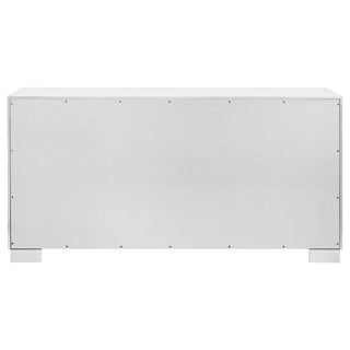 Jessica 6-drawer Dresser Snow White