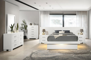 Jessica 5-drawer Bedroom Chest Snow White