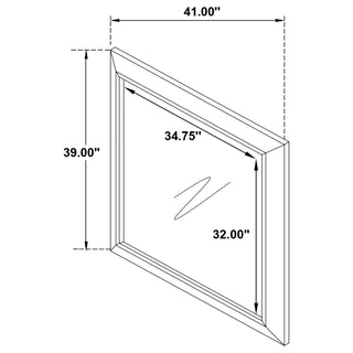 Kauffman Dresser Mirror Dark Cocoa