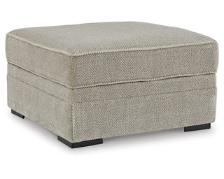 Calnita Oversized Swivel Chair and Ottoman