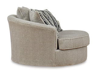 Calnita Oversized Swivel Accent Chair