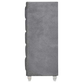 Deanna 5-drawer Bedroom Chest Grey