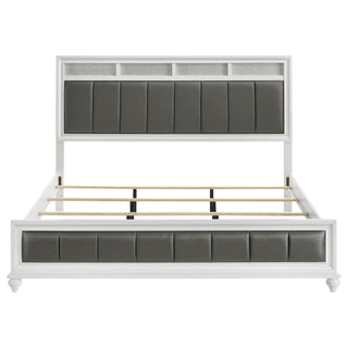 Barzini 4-piece Eastern King Bedroom Set White