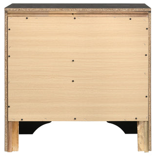 Miranda 2-drawer Nightstand Black