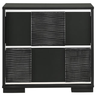 Blacktoft 2-drawer Nightstand Black