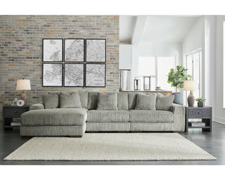 Lindyn 3-Piece Sectional and Oversized Swivel Accent Chair