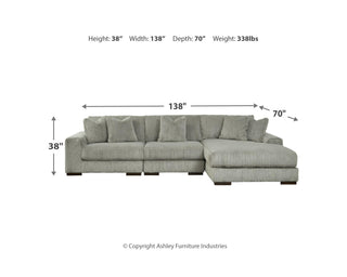 Lindyn 3-Piece Sectional and Chair