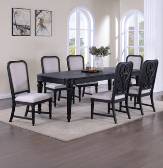 KINGSBURY DINING TABLE (18  LEAF)
