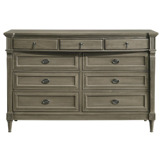 Alderwood 9-drawer Dresser French Grey