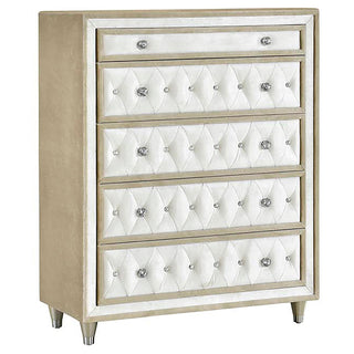 Antonella 5-piece Queen Bedroom Set Ivory