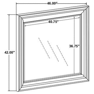Emmett Dresser Mirror Walnut