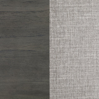 Kieran Wood Queen LED Panel Bed Grey