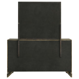 Gran Park 6-drawer Dresser and Mirror Dark Cocoa