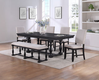 REGENT DINING TBL TOP CHARCOAL BLK