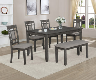 PAIGE 6-PC DINETTE SET WITH BENCH