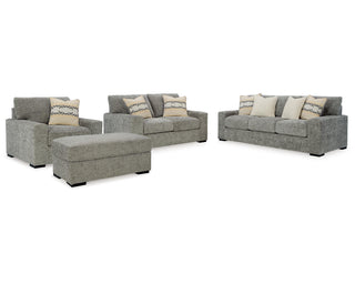 Dunmor Sofa, Loveseat, Oversized Chair and Ottoman