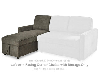 Kerle Left-Arm Facing Corner Chaise with Storage