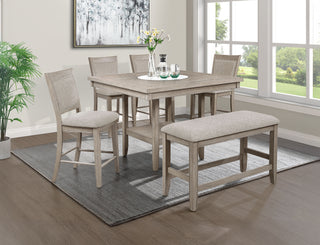 FULTON COUNTER HT BENCH WHITE OAK