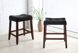 KENT SADDLE COUNTER STOOL BLACK