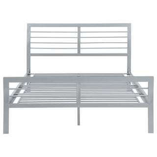 Cooper Metal Full Open Frame Bed Silver