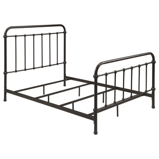 Livingston Metal Full Open Frame Bed Dark Bronze