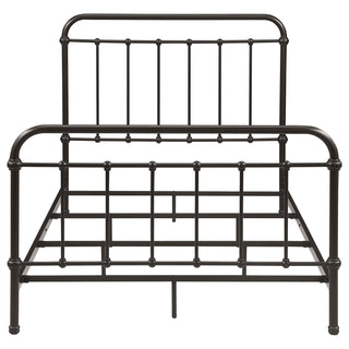 Livingston Metal Full Open Frame Bed Dark Bronze
