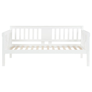 Bethany Wood Twin Daybed with Drop-down Tables White