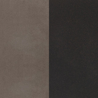 Livingston Microfiber Upholstered Bench Brown and Bronze