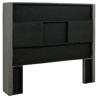 Bancroft Upholstered Eastern King Wingback Headboard Grey