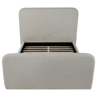 Wren Upholstered Queen Panel Bed Grey