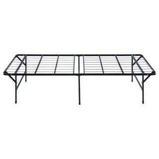 Mabel Metal Twin Extra Long Support Platform Bed Black
