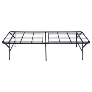 Mabel Metal Twin Mattress Support Platform Bed Black