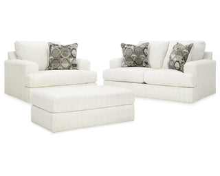 Karinne Loveseat, Oversized Chair and Accent Ottoman