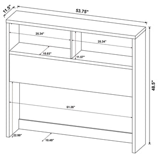 Westpark 49-inch Full Bookcase Headboard Mango
