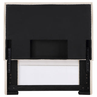 Izzy Upholstered Twin Panel Headboard Sand
