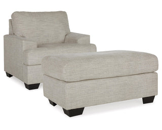Vayda Chair and Ottoman