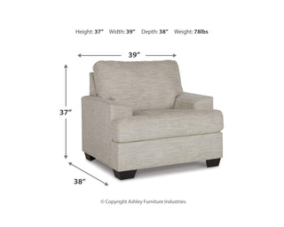 Vayda Chair and Ottoman